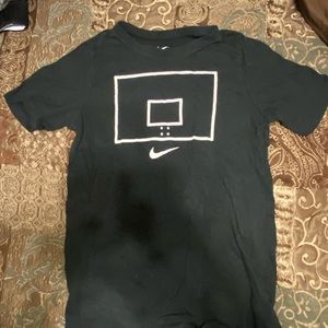 Boys black nike tee